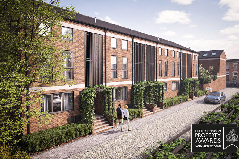 Lockley creates stylish Worcester townhouse development near racecourse