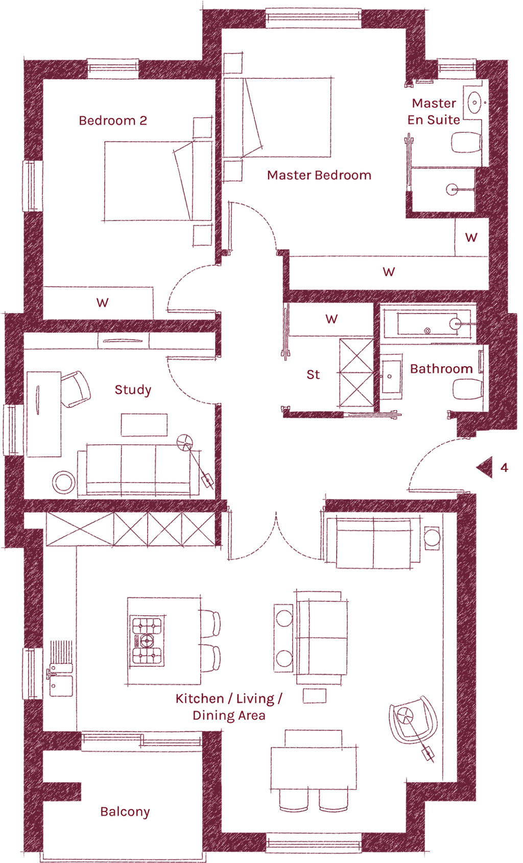 Deers Leap Floor Plans Brochure Final Rendered Plot 4