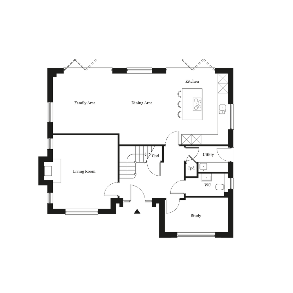 Lockley Penbury Grove Floor Plan Plot 2 Ground Floor