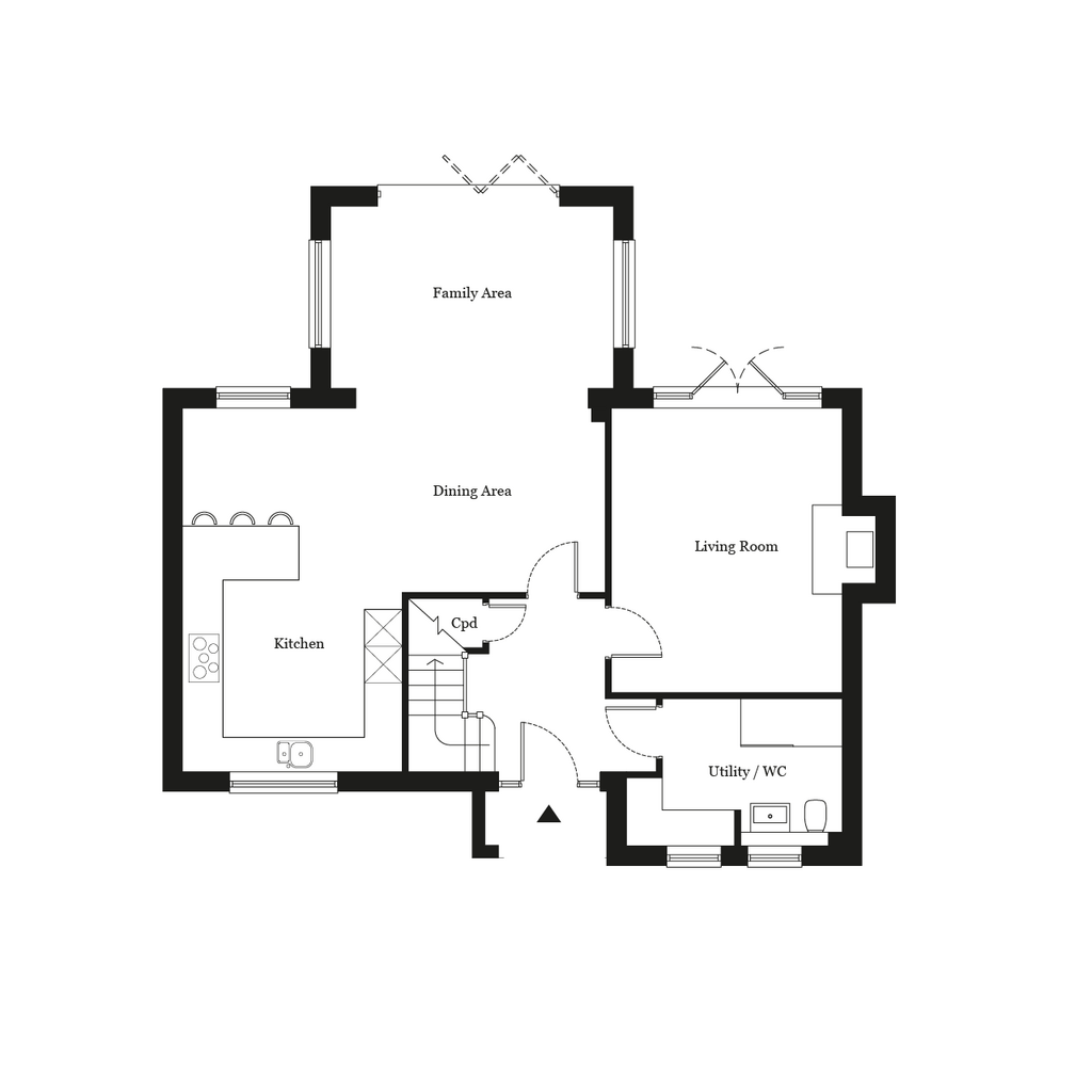 Lockley Penbury Grove Floor Plan Plot 3 Ground Floor