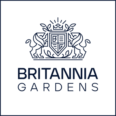 Britannia Gardens Logotype AW Britannia Gardens Logotype Dark Blue